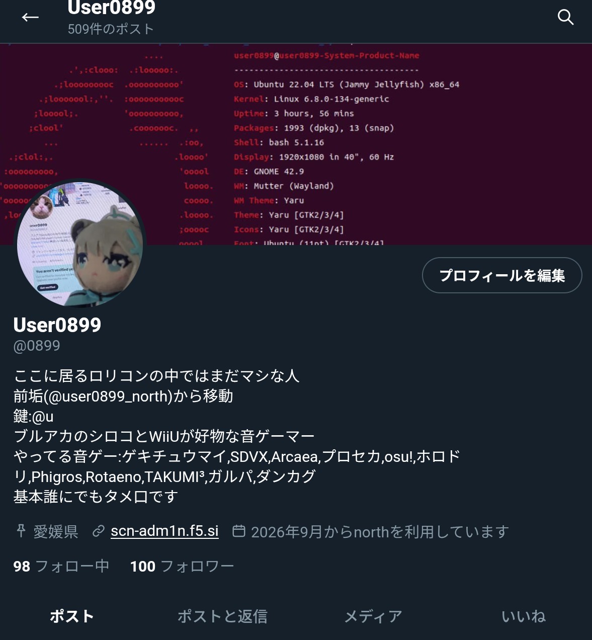 User0899さんのポストに添えられた画像